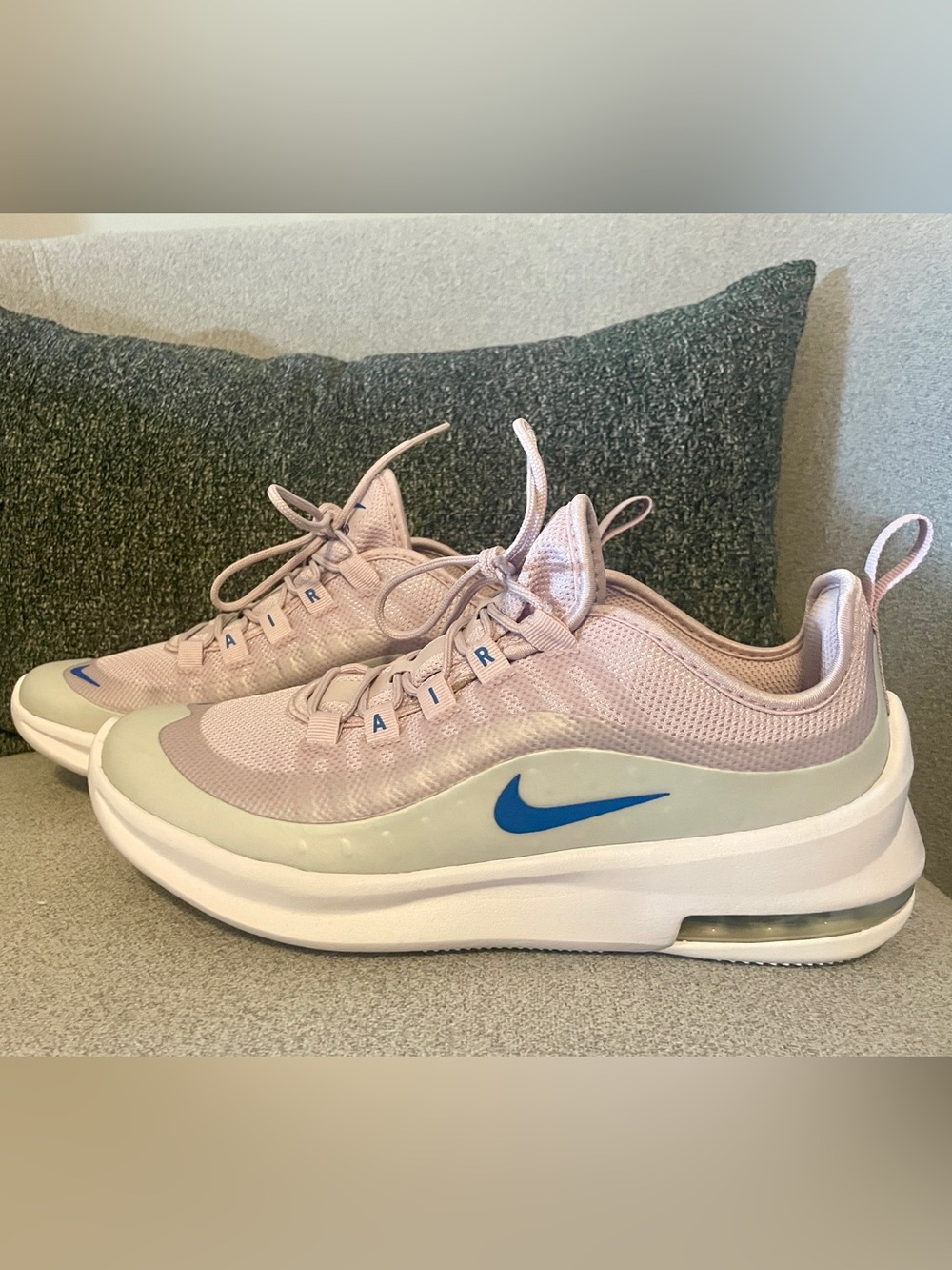 Nike Women’s Lavender/gray Sneakers with Blue Swoosh